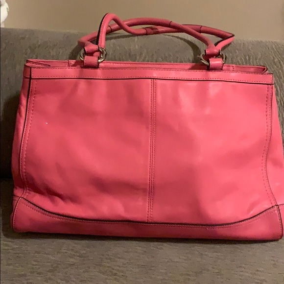 COACH PARK LEATHER CARRYALL HANDBAG #F19728 - Picture 3 of 7